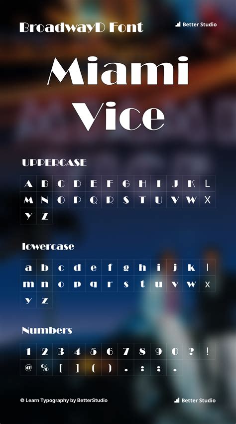 Miami Vice Font: Download Free Font & Logo