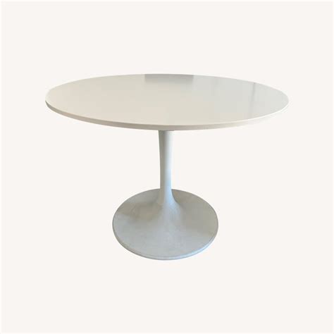 White IKEA Dining Table for 4 - AptDeco