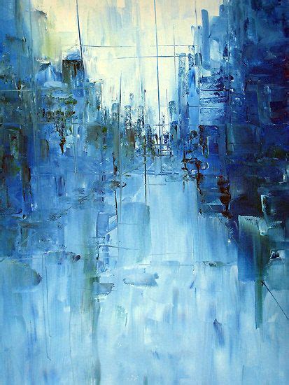 Blue Abstract Art Paintings