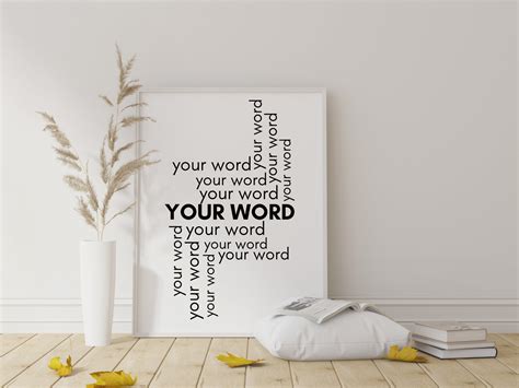 Word Cloud Art Custom Custom Word Cloud Print Customized - Etsy