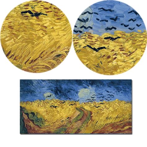 Wheatfield with Crows by Vincent van Gogh Printed on Canvas ...