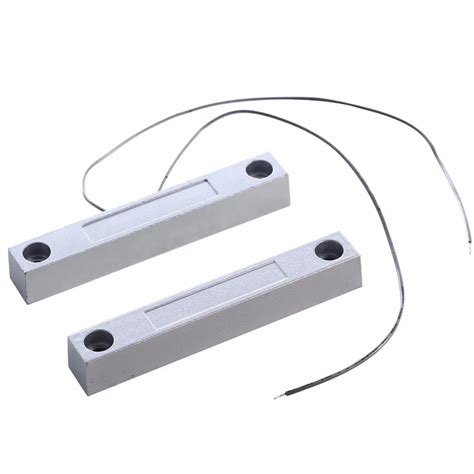 Home Alarm System Metal Rolling Gate Window Door Magnetic Contacts sensor Alarm Reed Switch NO ...