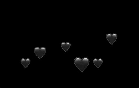 Floating Black Hearts GIF | GIFDB.com