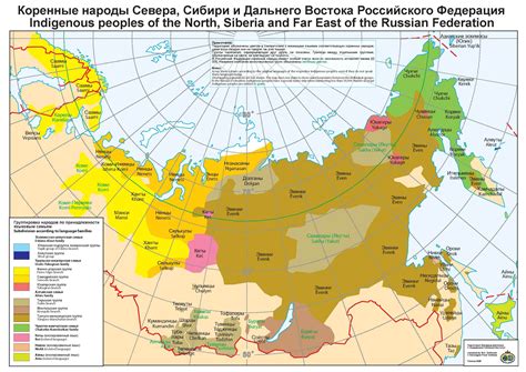 Indigenous peoples' distribution map