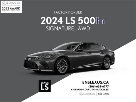 New 2023 Lexus LS 500H SUV in Saskatoon #CYLFFC-A | Ens Lexus