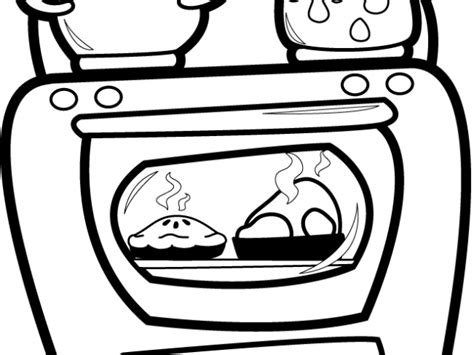 Oven Coloring Page