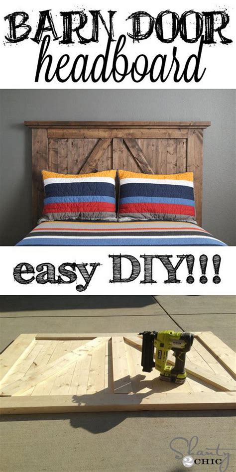 30+ Rustic Wood Headboard DIY Ideas - Hative