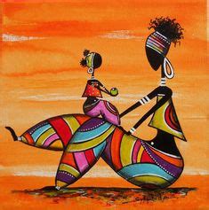 39 African silhouette art ideas | african paintings, african art paintings, africa art