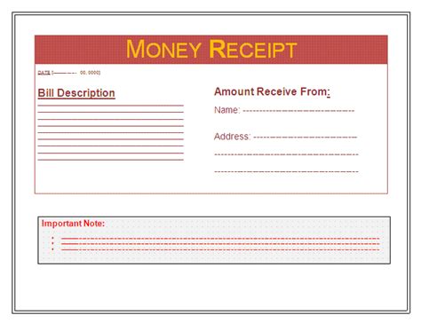 Money Order Receipt Templates | 15+ Free Excel, Word, Excel & PDF ...