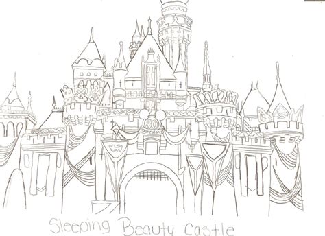 Sleeping Beauty Castle by leaangel19 on DeviantArt