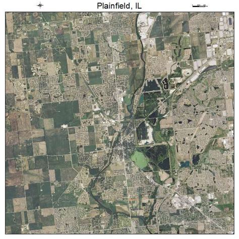 Aerial Photography Map of Plainfield, IL Illinois