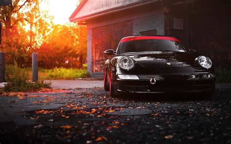 Black Porsche Wallpapers - Top Free Black Porsche Backgrounds - WallpaperAccess