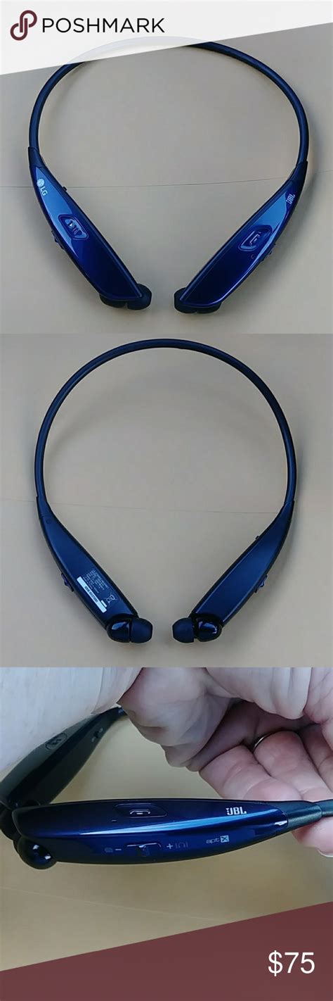 LG Bluetooth Headset Dark Blue | Bluetooth headset, Headset, Headset ...