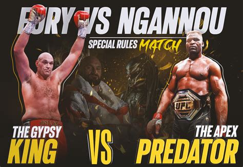 Tyson Fury vs Francis Ngannou Special Rules Baddest MF** Fight