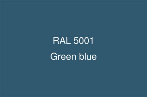 RAL 5001 Colour (Green blue) - RAL Blue colours | RAL Colour Chart UK