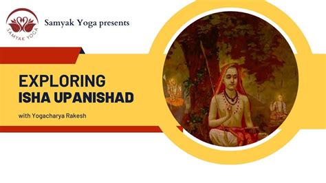 Isha Upanishad - A detailed discussion - YouTube