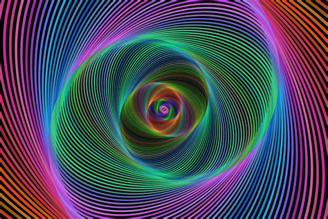 Abstract Digital Spiral Art Background Graphic by davidzydd · Creative Fabrica