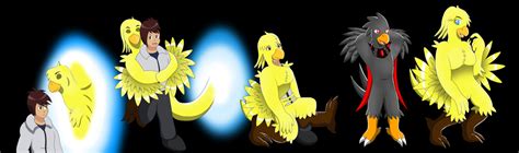 Comission: Chocobo Living Suit (Chocobo TF TG) by Avianine on DeviantArt