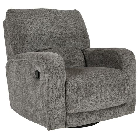 Ashley Signature Design Wittlich Casual Contemporary Swivel Glider Recliner | Rooms and Rest ...