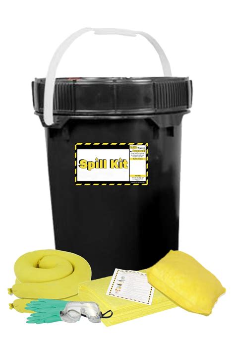 Item # AT SPILL 10 CHEM, 10 Gallon (gal) Chemical Spill Kit On American Textile & Supply, Inc.