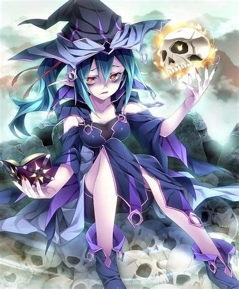 Card: Gloomy Necromancer | Anime art girl, Character design, Anime style