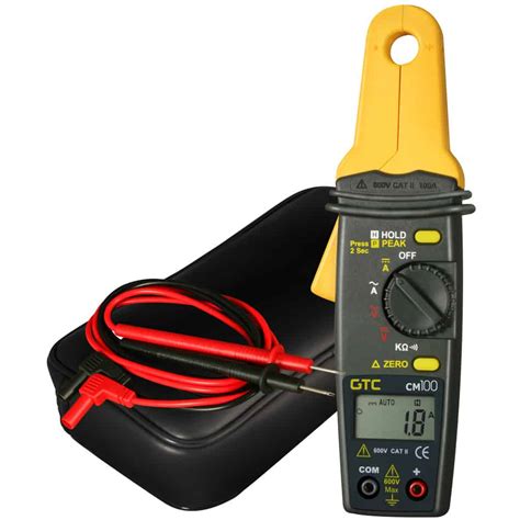 CM100 AC/DC Current Clamp Meter - General Technologies Corp.