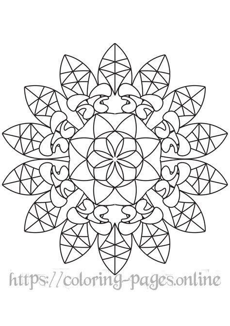 Abstract mandala