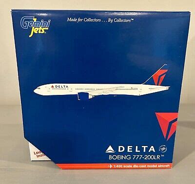 GEMINI JETS DELTA BOEING 777-200LR #GJDAL1100 SCALE 1:400 | eBay