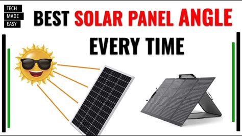 Get the BEST Solar Panel Angle Every time EcoFlow Solar Angle Guide - Go IT