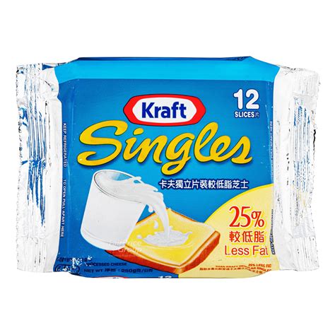 Kraft Cheese Slices - 25% Less Fat | NTUC FairPrice