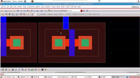 Cadence tutorial - Layout of CMOS NOR gate - YouTube