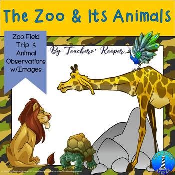 Zoo Field Trip and Student Activities Package by Teachers' Keeper