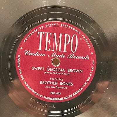 popsike.com - 10" 78rpm Harlem Globetrotters Sweet Georgia Brown ...