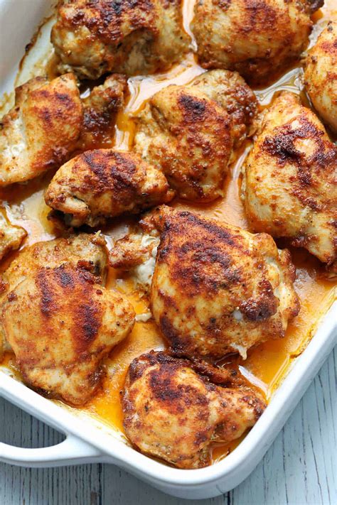 Baked Boneless Skinless Chicken Thighs - Healthy Recipes Blog