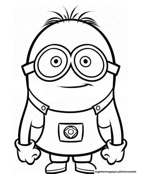 Kolorowanki Minionki -TogetherMagazyn - Rodzinna strona Trómiasta