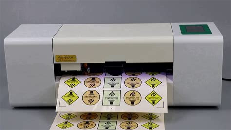 digital sticker die cutting machine - YouTube