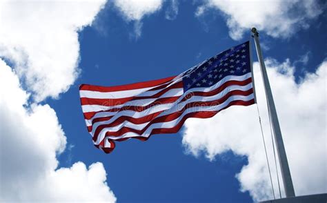 American Flag, Pearl Harbor, HI Stock Image - Image of hawaiian ...