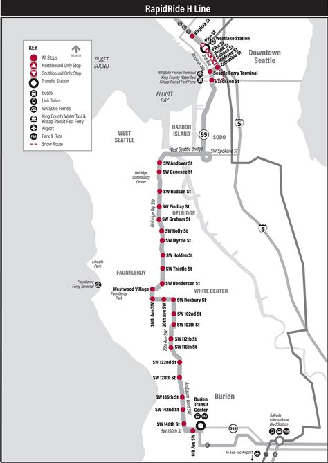 Exploring Destinations on the New RapidRide H - The Urbanist