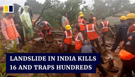 Massive landslide in India kills at least 16, with hundreds feared ...