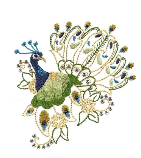 Dazzling Peacock 1 ⋆ Gina Reddin Designs