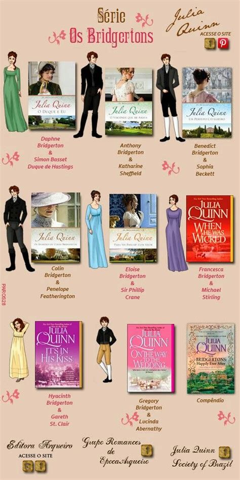 Os Bridgertons / The Bridgertons - Julia Quinn | Historical romance books, Inspirational books ...