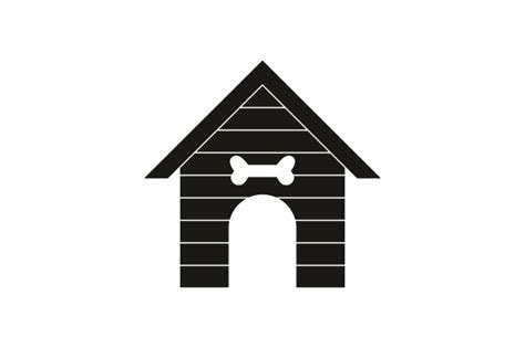 Dog House Silhouette SVG Cut file by Creative Fabrica Crafts · Creative ...