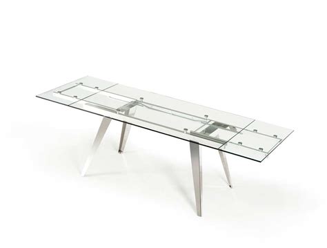 Extendable Glass Dining Table VG429 | Modern Dining
