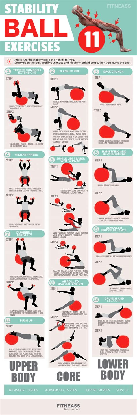 11 Stability Ball Exercises To Enhance Your Body Shape - Fitneass