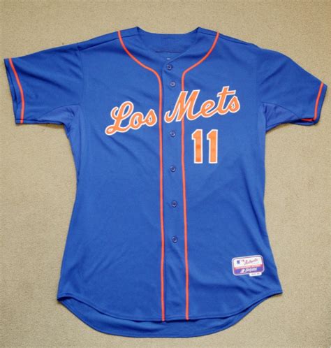 Picture of tonight’s blue Los Mets jersey – The Mets Police