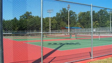 Tennis Court Fence Installation