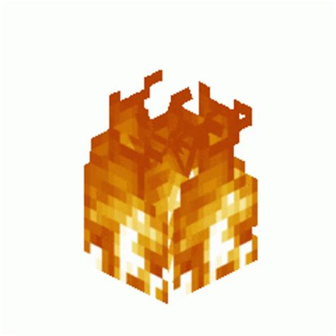 Minecraft Fire Sticker - Minecraft Fire Pixel - Discover & Share GIFs