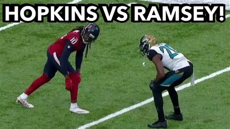 DeAndre Hopkins vs Jalen Ramsey ROOKIE VS VET! (2016) WR vs CB - YouTube