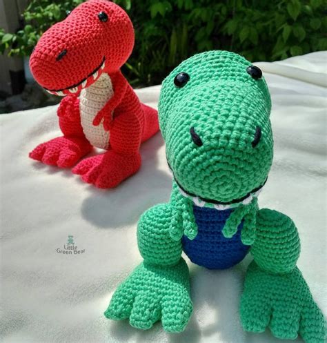 Amigurumi Pattern Crochet T-REX Dinosaur DIY Instant Digital | ubicaciondepersonas.cdmx.gob.mx