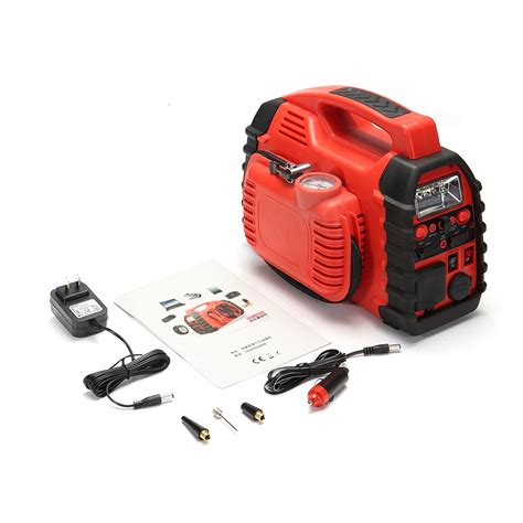 12V Multifunation Air Compressor Car Charger Battery Jump Starter - ToyoHub